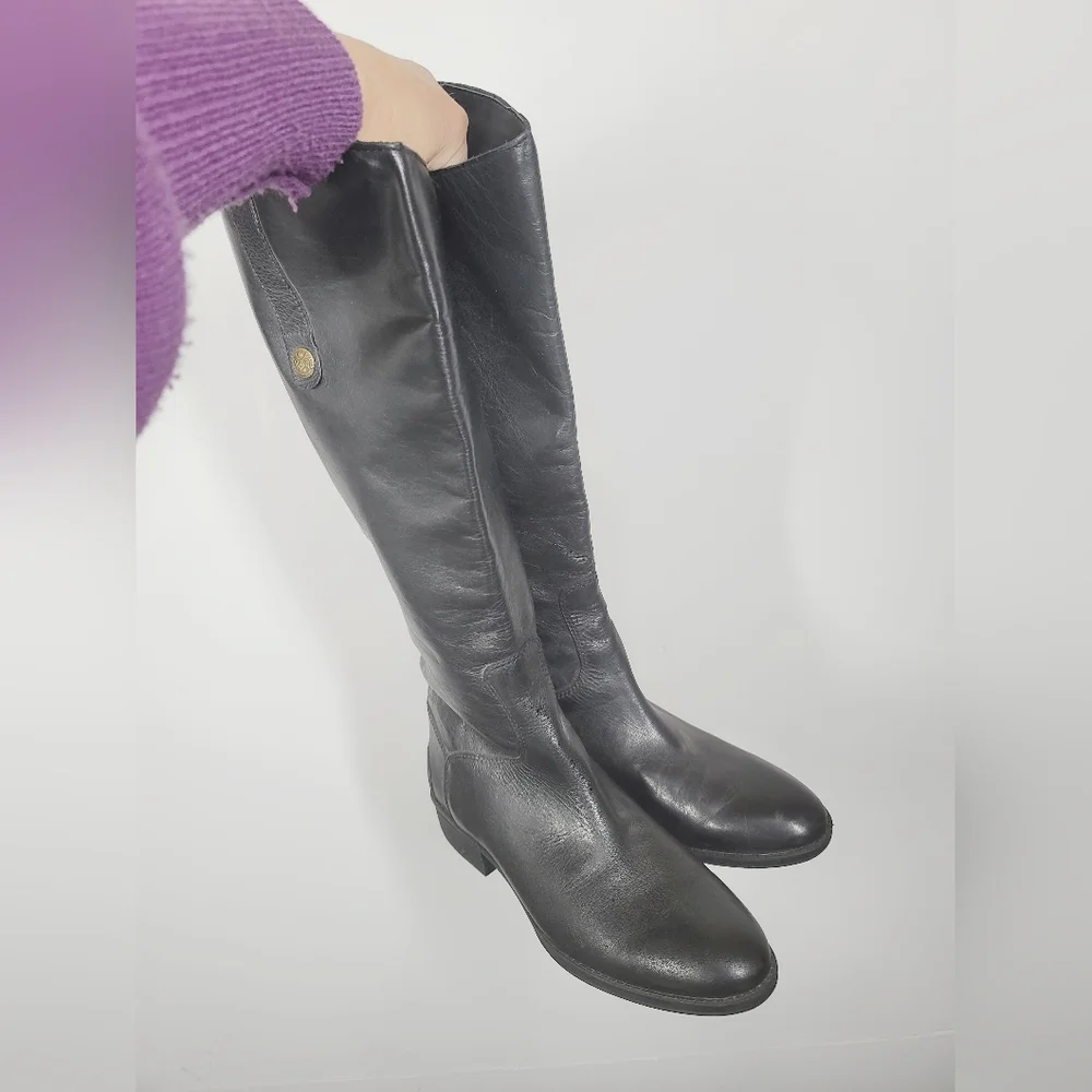 Sam Edelman Penny Leather Riding Boot, Size 7